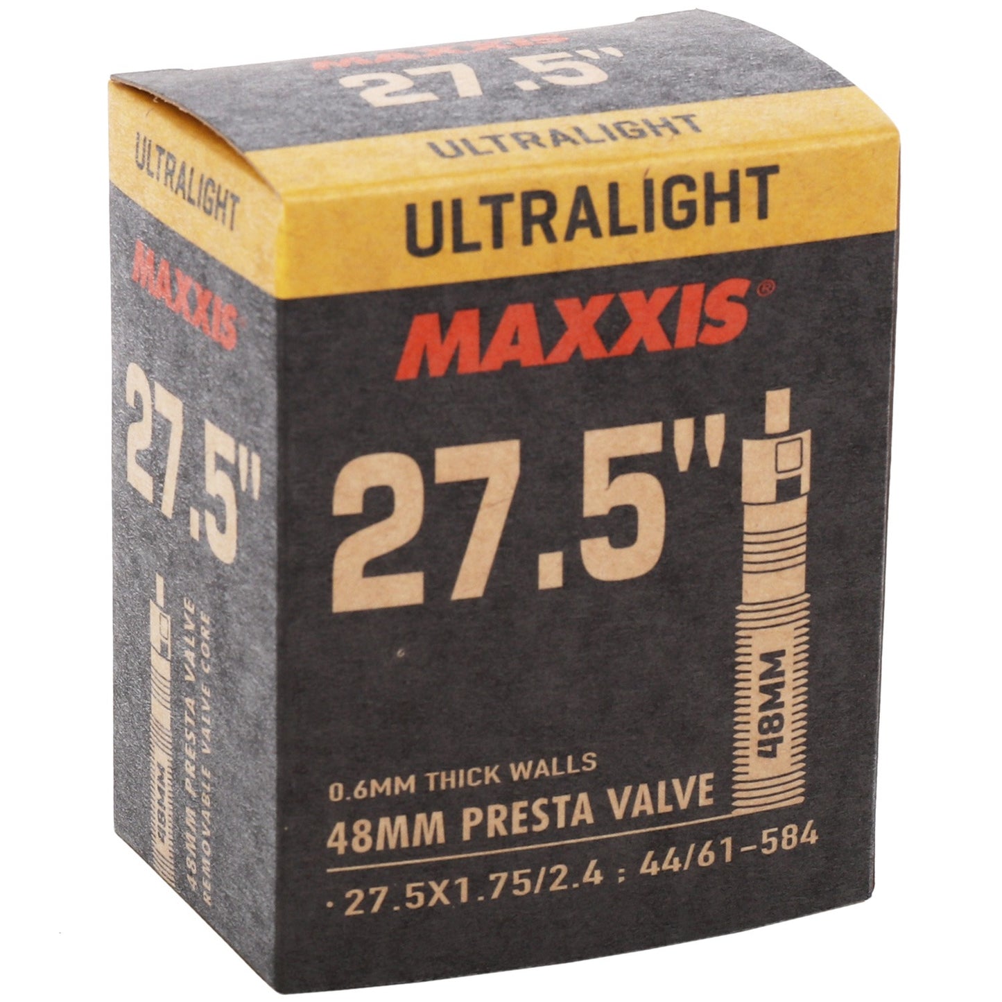 MAXXIS ULTRALIGHT 27.5x1.75/2.4 Presta 48mm-slange