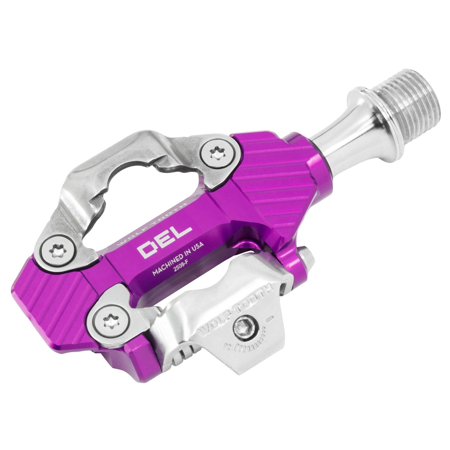 Pedais WOLF TOOTH DEL GRAVEL RACE Clipless Violeta