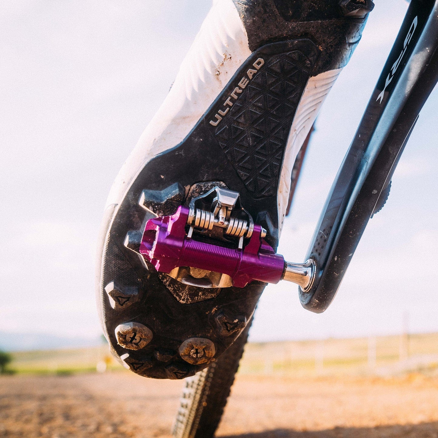 Pedais WOLF TOOTH DEL GRAVEL RACE Clipless Violeta