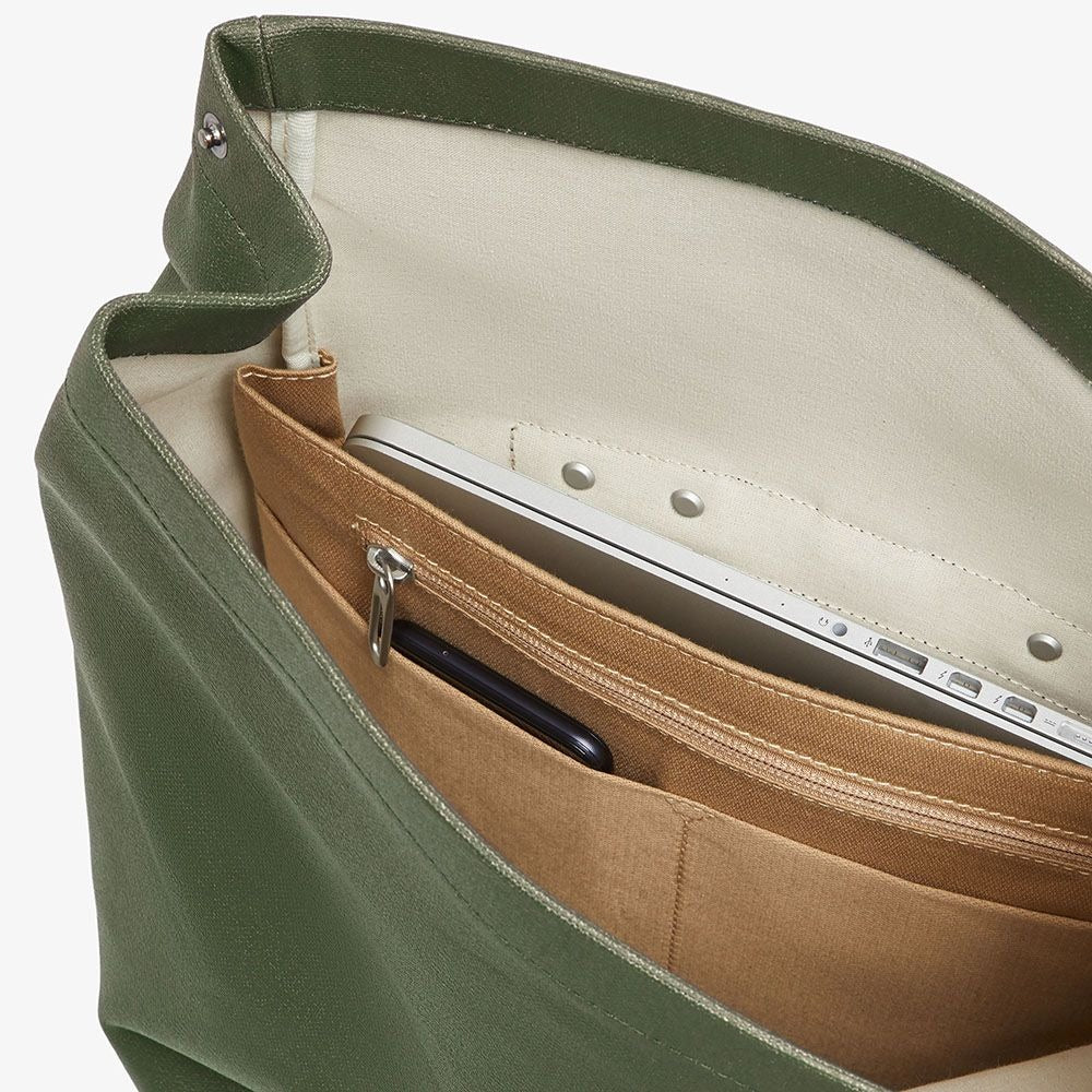 Batoh BROOKS PICKWICK COTTON CANVAS 12L Zelená