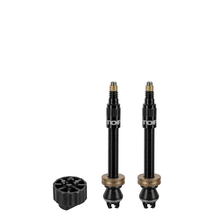 Sada 2 ventilů Tubeless TOPEAK TURBOFLOW Černá