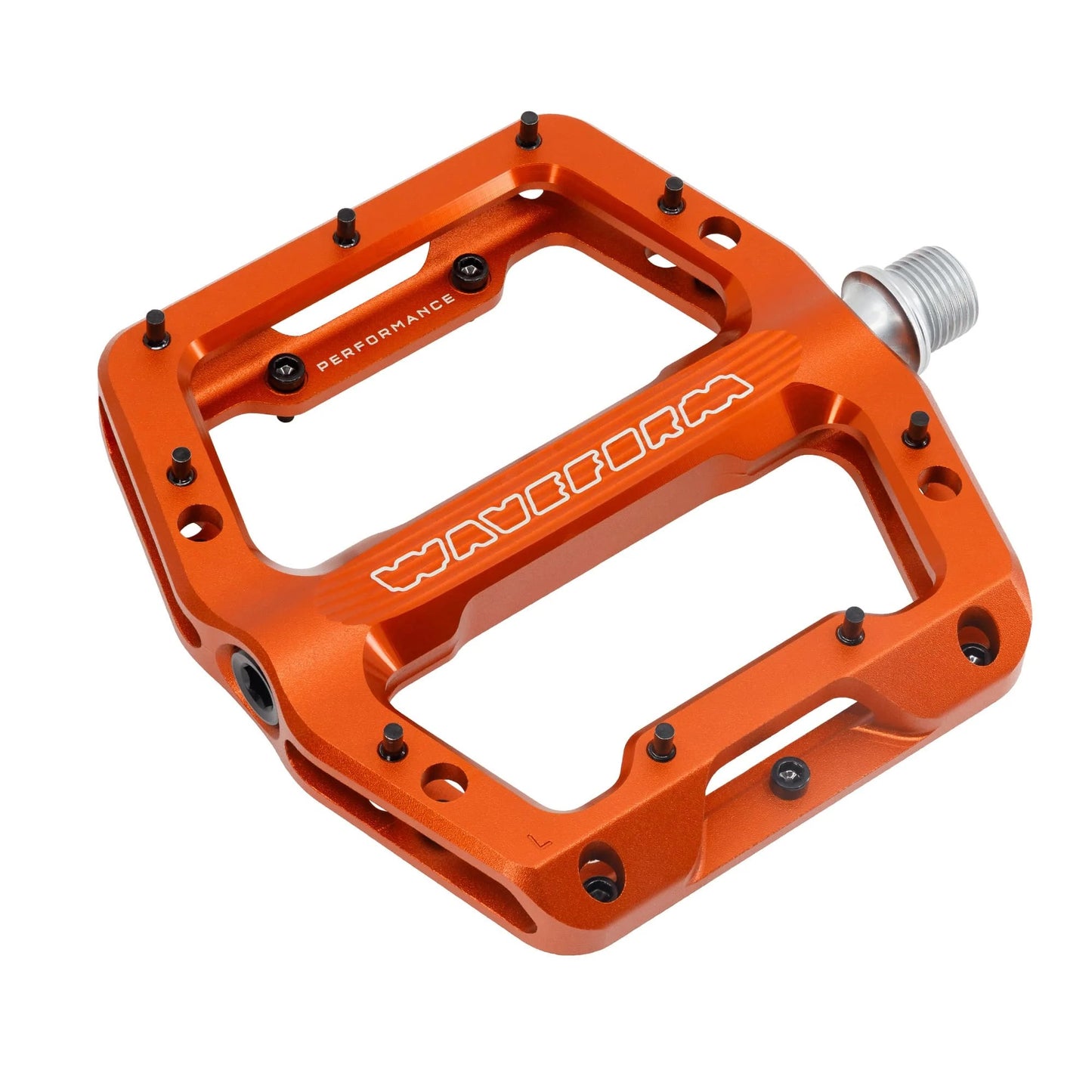 Pédales Plates WOLF TOOTH WAVEFORM PERFORMANCE Orange