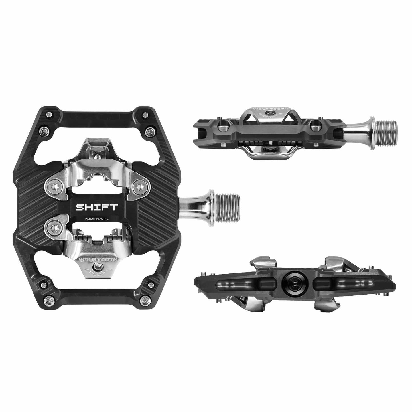 Pedali WOLF TOOTH GRAVITY CLIPLESS Nero
