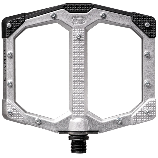 Pédales Plates CRANKBROTHERS STAMP EVO Large Argent