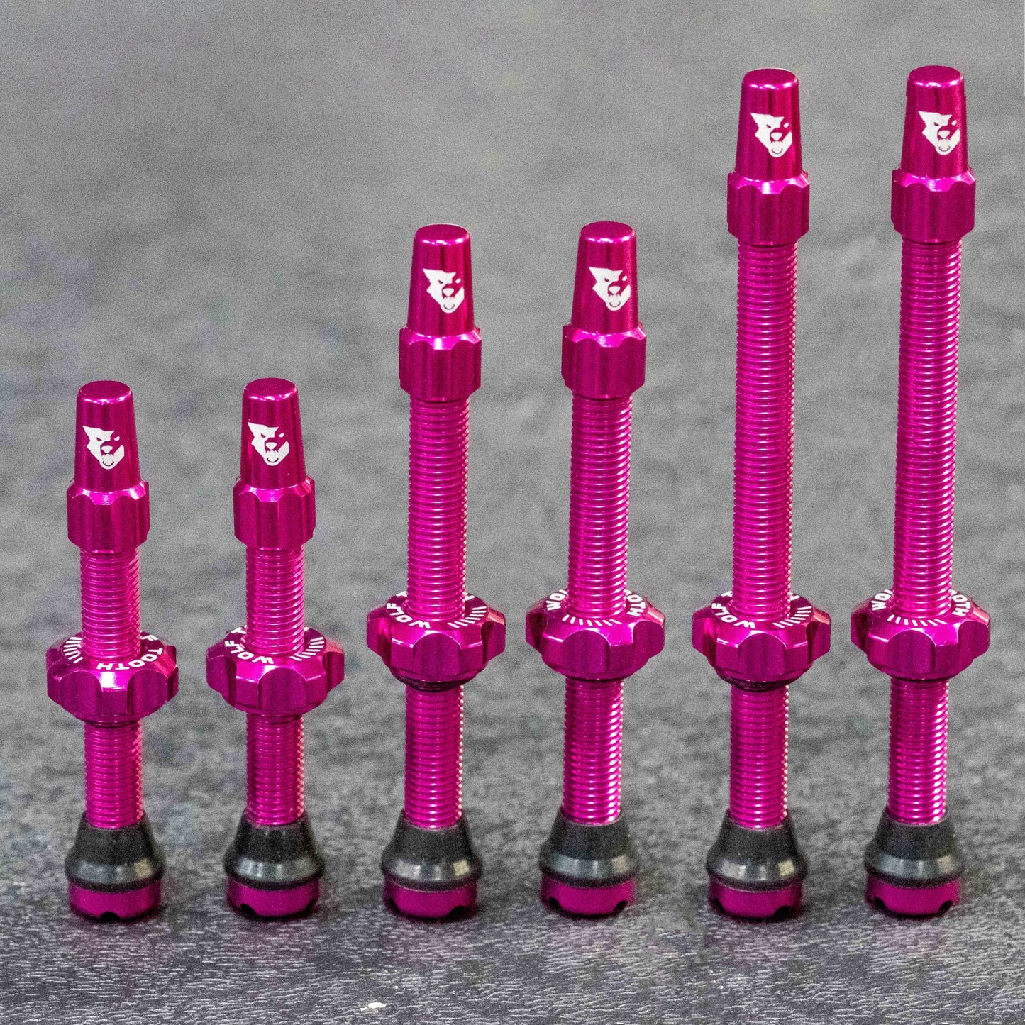 Lot de 2 Valves Tubeless WOLF TOOTH Rose