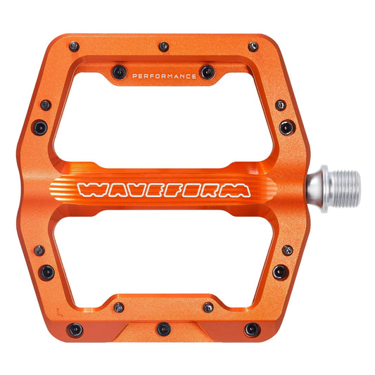 Pédales Plates WOLF TOOTH WAVEFORM PERFORMANCE Orange
