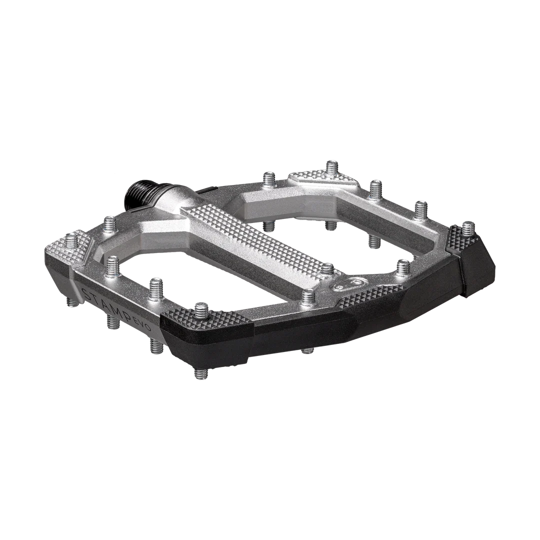 Pédales Plates CRANKBROTHERS STAMP EVO Small Argent