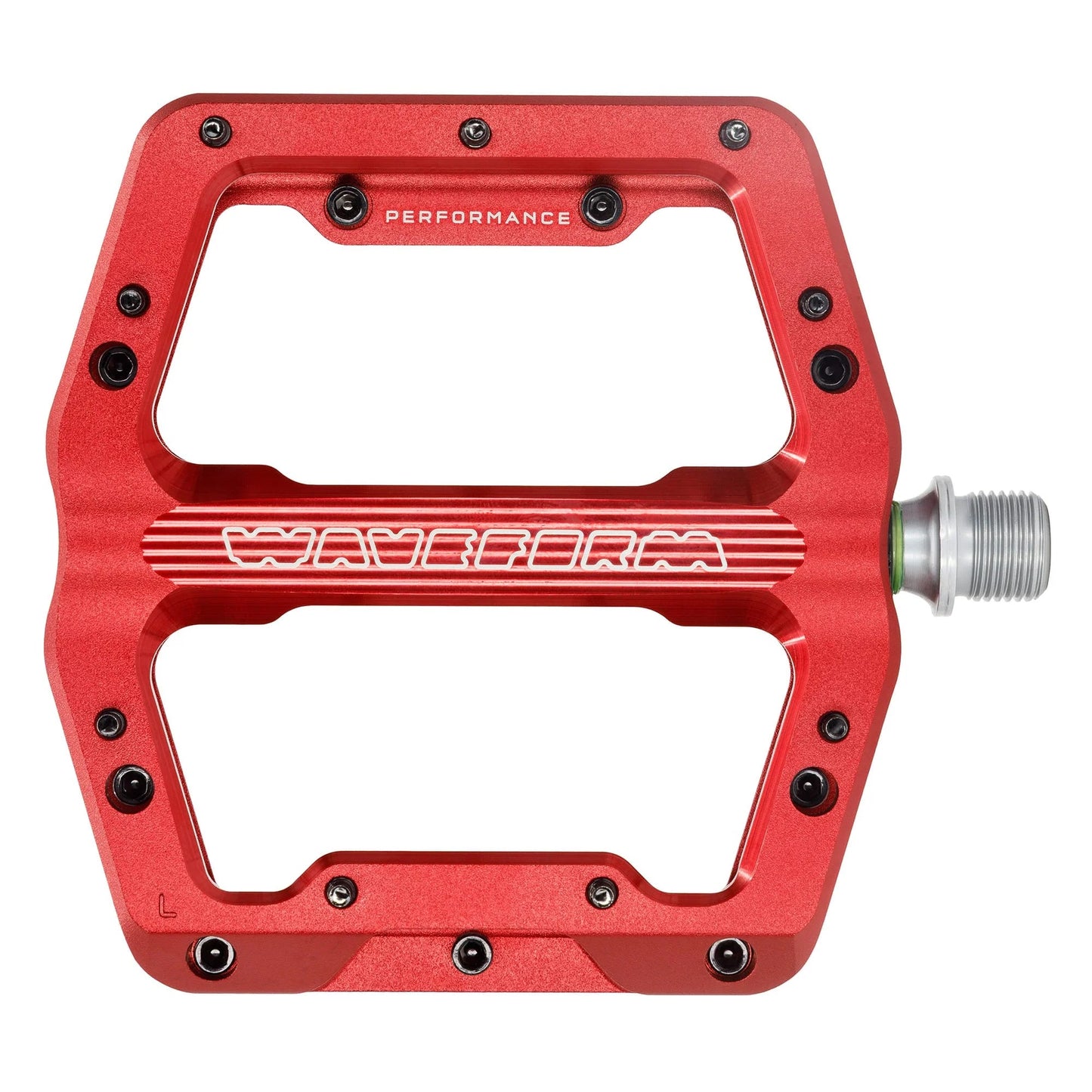 Pédales Plates WOLF TOOTH WAVEFORM PERFORMANCE Rouge