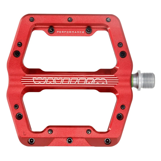 Pédales Plates WOLF TOOTH WAVEFORM PERFORMANCE Rouge