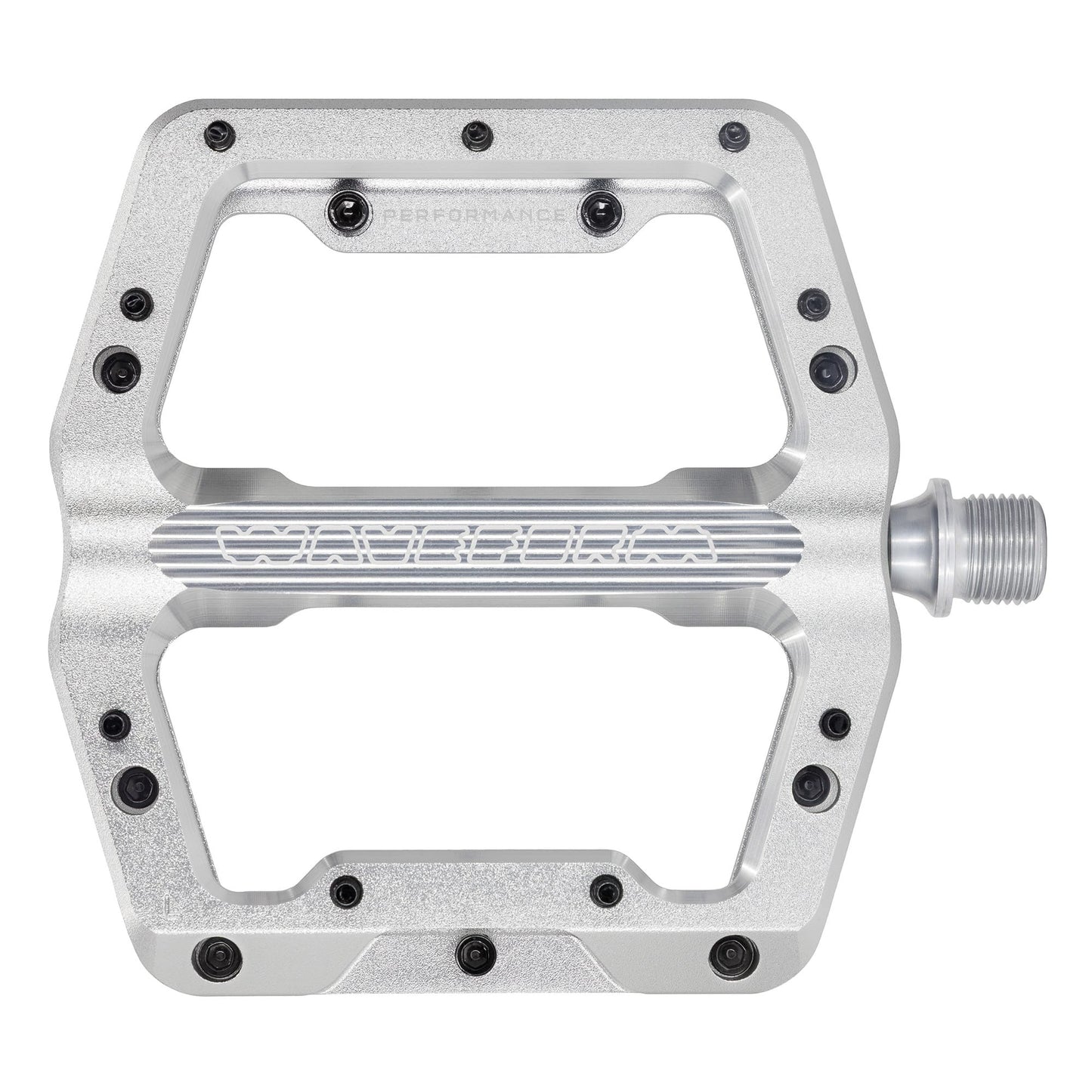Pédales Plates WOLF TOOTH WAVEFORM PERFORMANCE Argent
