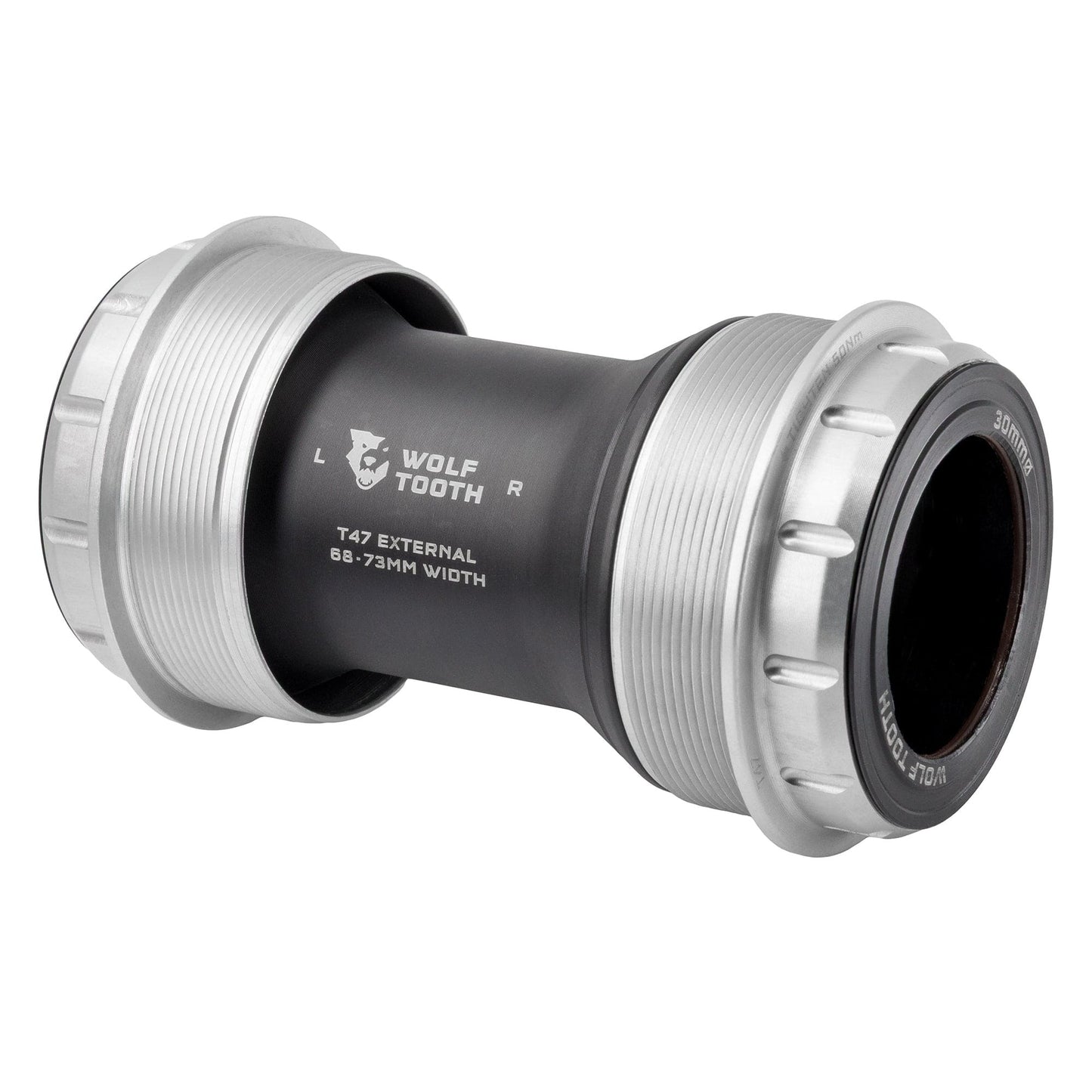 Středové složení WOLFTOOTH T47 External 24mm Raw Silver