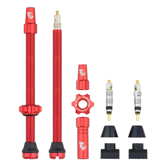 Lot de 2 Valves Tubeless WOLF TOOTH Rouge