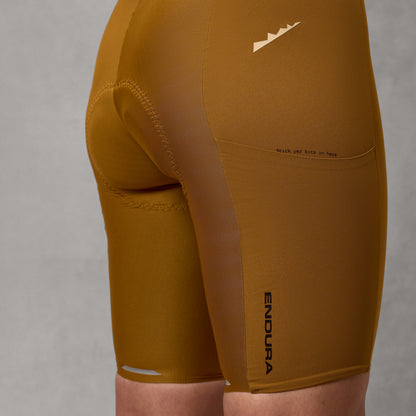 ENDURA ALLTRACK RIDE Naiste Lühikesed Traksidega Püksikud Pronks