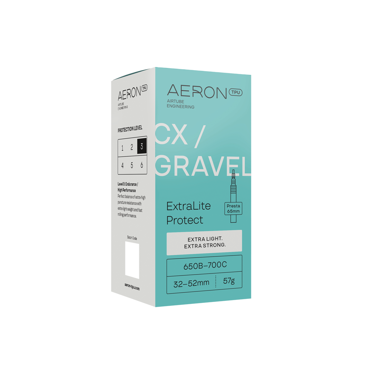 Σαμπρέλα AERON ExtraLite Protect Valve Alu CX-Gravel 650b/700x32-52mm