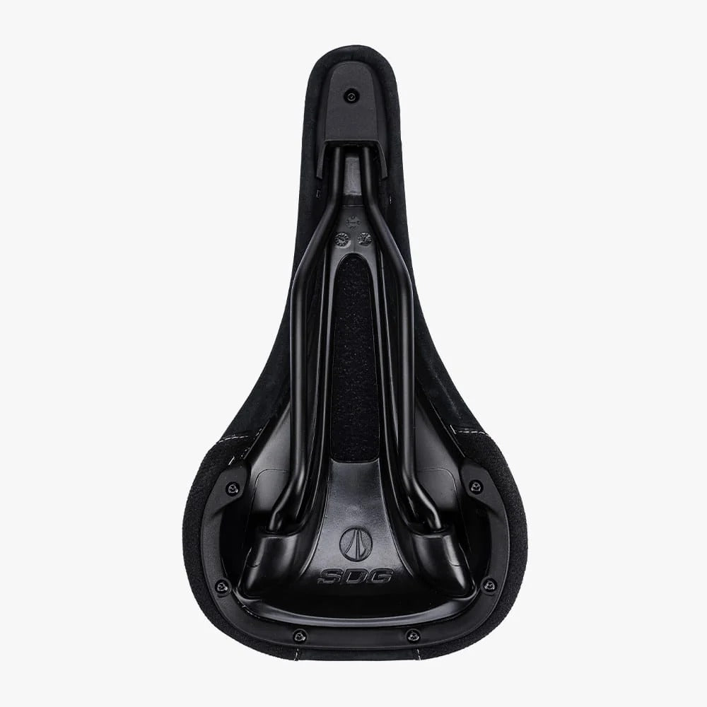 Sillín SDG BEL-AIR V3 MAX Velura con raíles Lux-Alloy