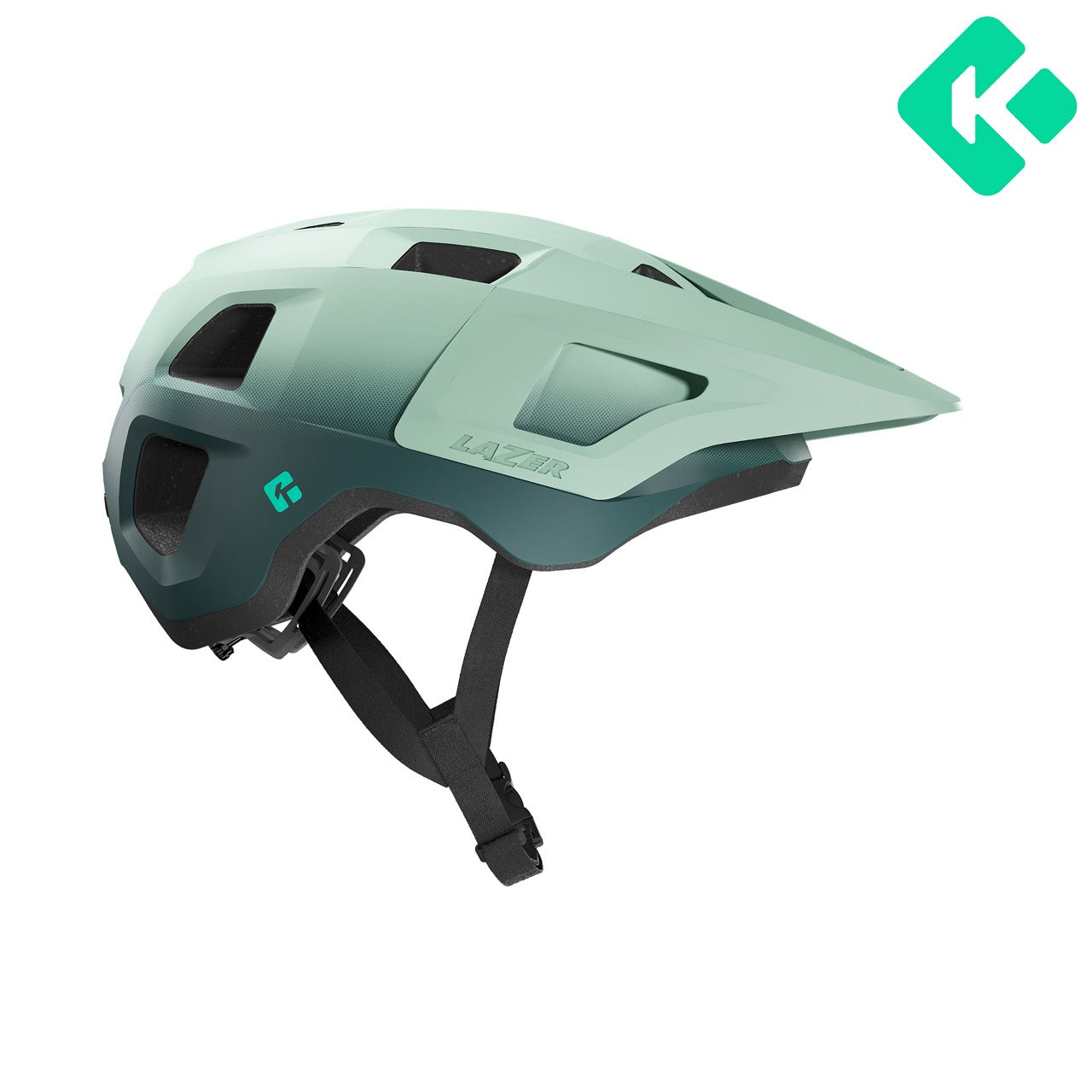 Casco MTB LAZER FINCH KINETICORE Junior Mint Green Opaco