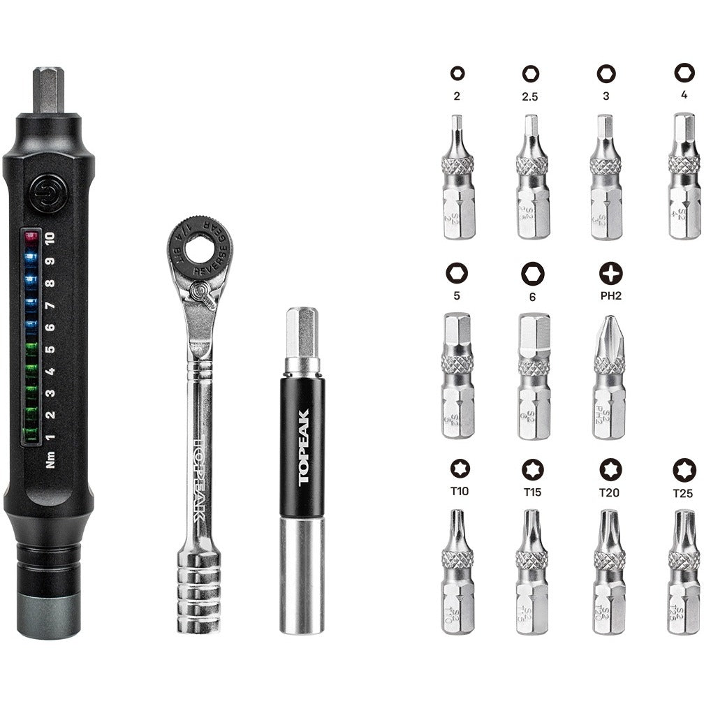 Clé Dynamométrique TOPEAK E-TORQBAR (1-10 Nm)
