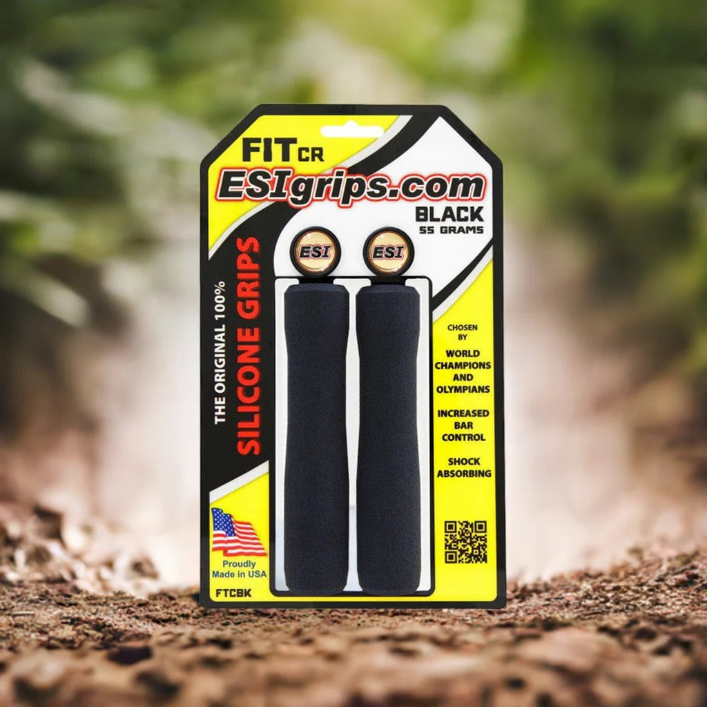 Grips ESI FIT CR (CHUNKY/RACER'S EDGE COMBO) 130 mm Sort