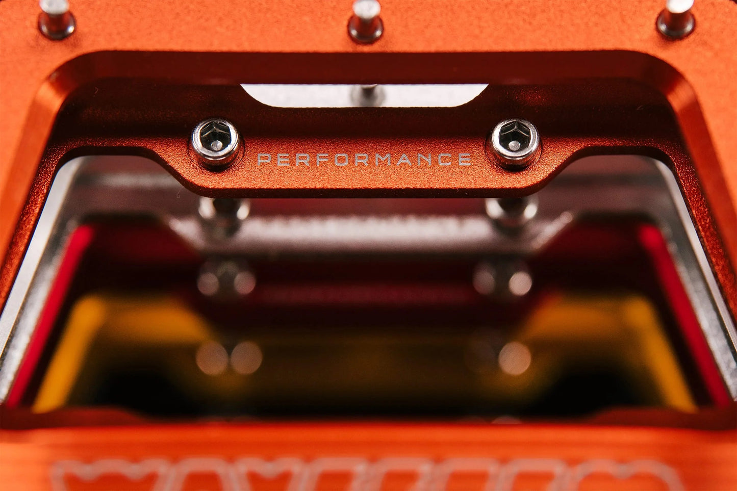 Pédales Plates WOLF TOOTH WAVEFORM PERFORMANCE Orange