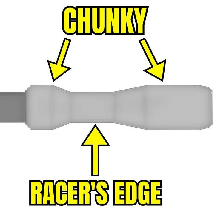 Grips ESI FIT CR (CHUNKY/RACER'S EDGE COMBO) 130 mm Rød