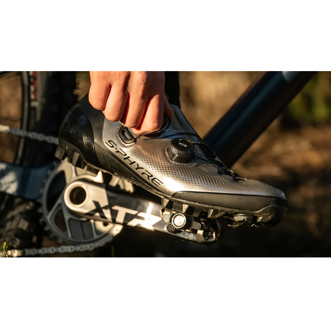 Boty na MTB SHIMANO XTR XC903S S-PHYRE Stříbrná - Limitovaná edice