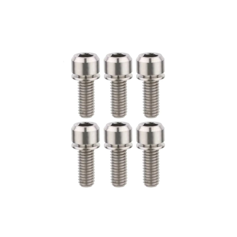 TITLE ST1 / ST2 Titanium Skruesæt Krom (x6)