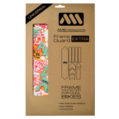 ALL MOUNTAIN STYLE EXTRA Born to Be Rider Red Adhesive Frame Protection