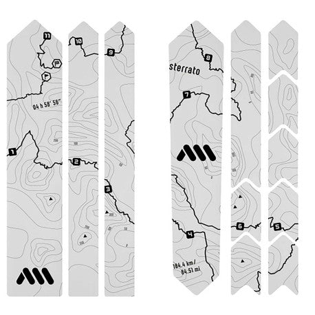 Adhesive Frame Protection ALL MOUNTAIN STYLE EXTRA Gravel/Road Sterrato Black