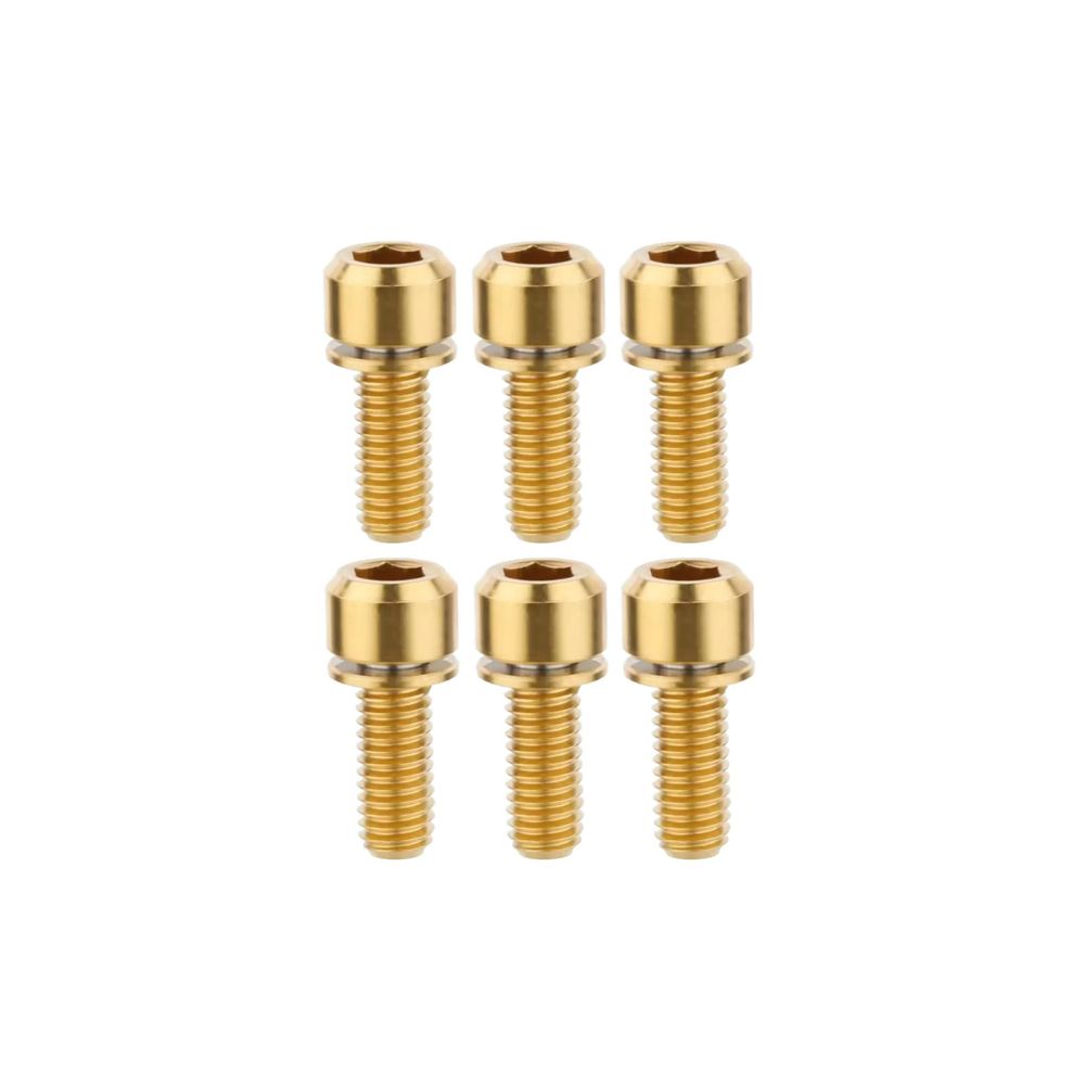 TITLE ST1 / ST2 Titanium-skruesæt Guld (x6)