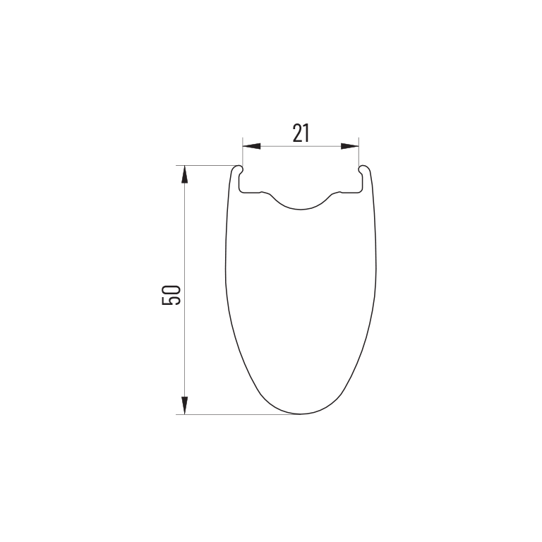 Paire de Roues MICHE KLEOS RD 50 Tubeless Ready (Center Lock)
