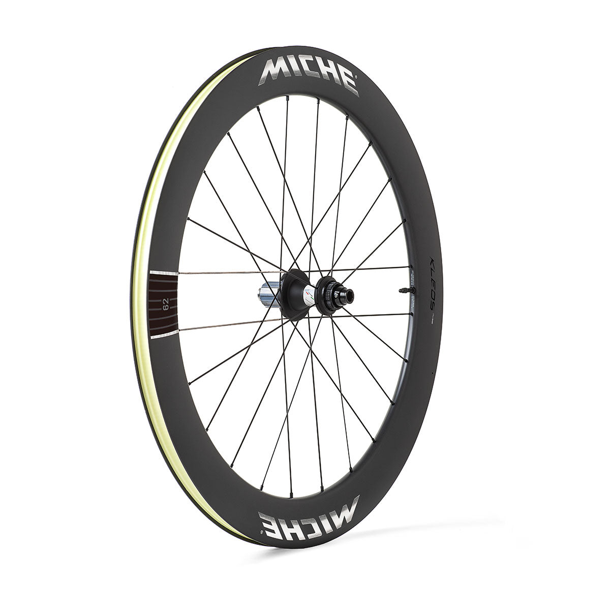 Par de Ruedas MICHE KLEOS RD DX62 Tubeless Ready (Center Lock) Team Edition