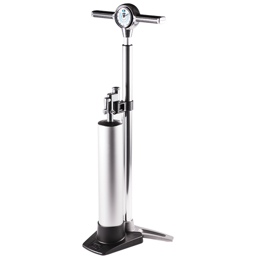 CRANKBROTHERS KLIC TUBELESS -jalkapumppu analogisella painemittarilla