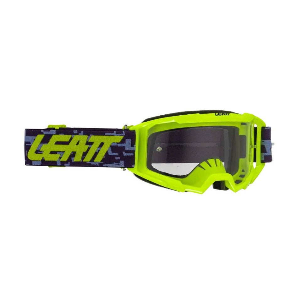 Masque LEATT VIZION 3.5 Argon Fluo Écran Transparent