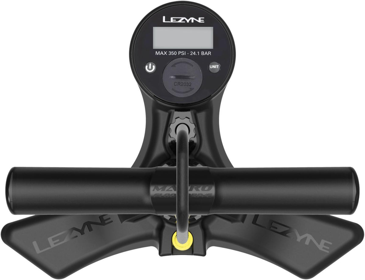 Pompă de podea LEZYNE MACRO FLOOR DRIVE DIGITAL roșie