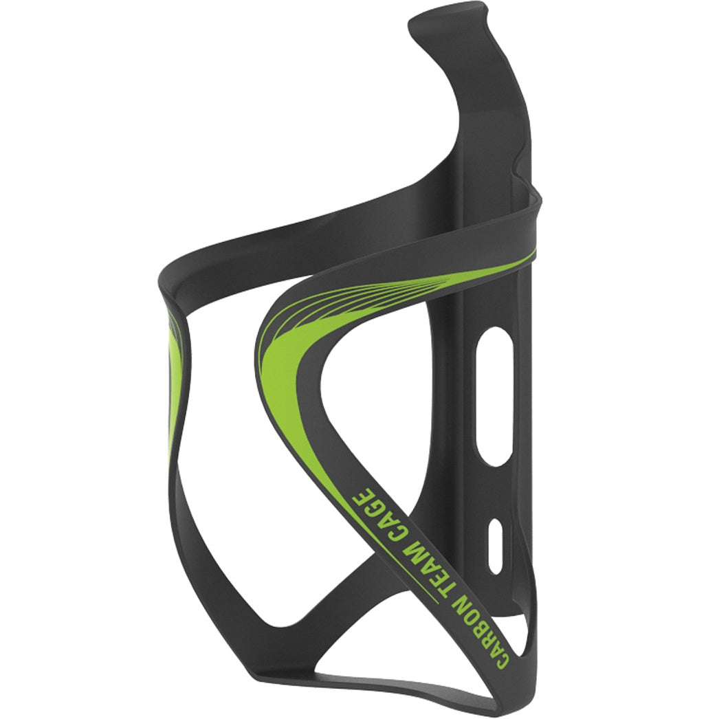 LEZYNE CARBON TEAM flaskeholder i sort/grøn