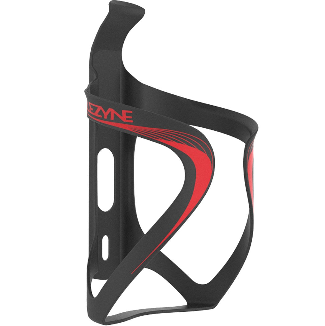 Flaskhållare LEZYNE CARBON TEAM svart/röd