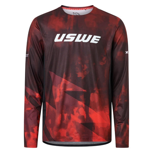 Maillot USWE LUFTIG MTB Manches Longues Rouge