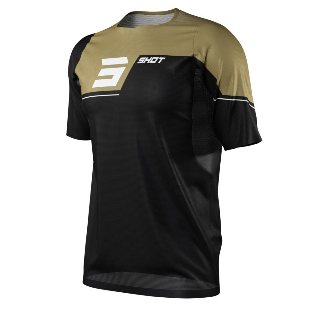 T-shirt SHOT Rogue Revolt sort/guld