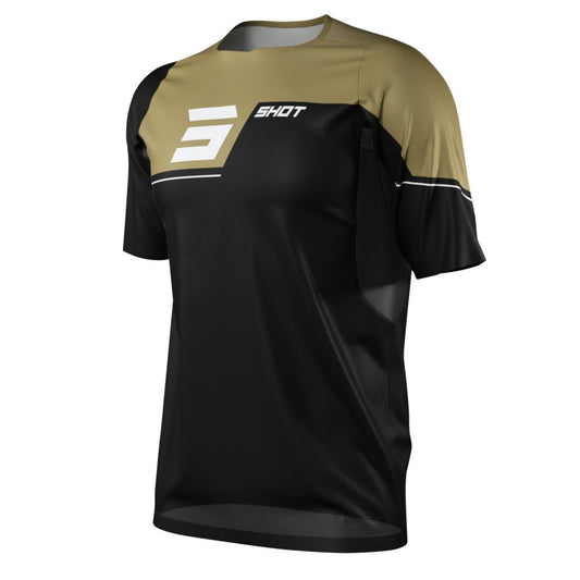 SHOT Rogue Revolt T-Shirt Black/Gold