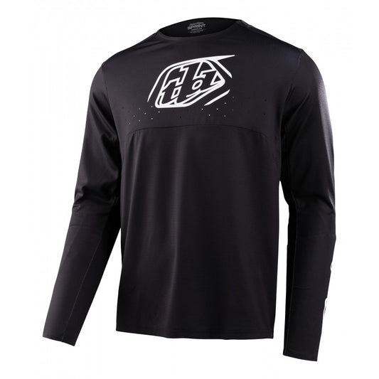 Shirt TROY LEE DESIGNS SPRINT ICON Lange Mouwen Zwart
