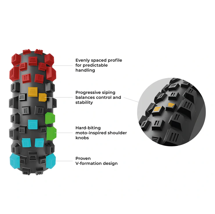 Dæk VITTORIA MARTELLO TRAIL 29x2.60 4C Graphene 2.0 Tubeless Ready Foldbar Sort