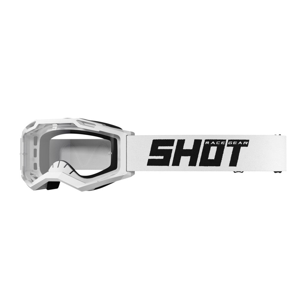 Gogle Shot Assault 2.0 Solid, błyszczące białe