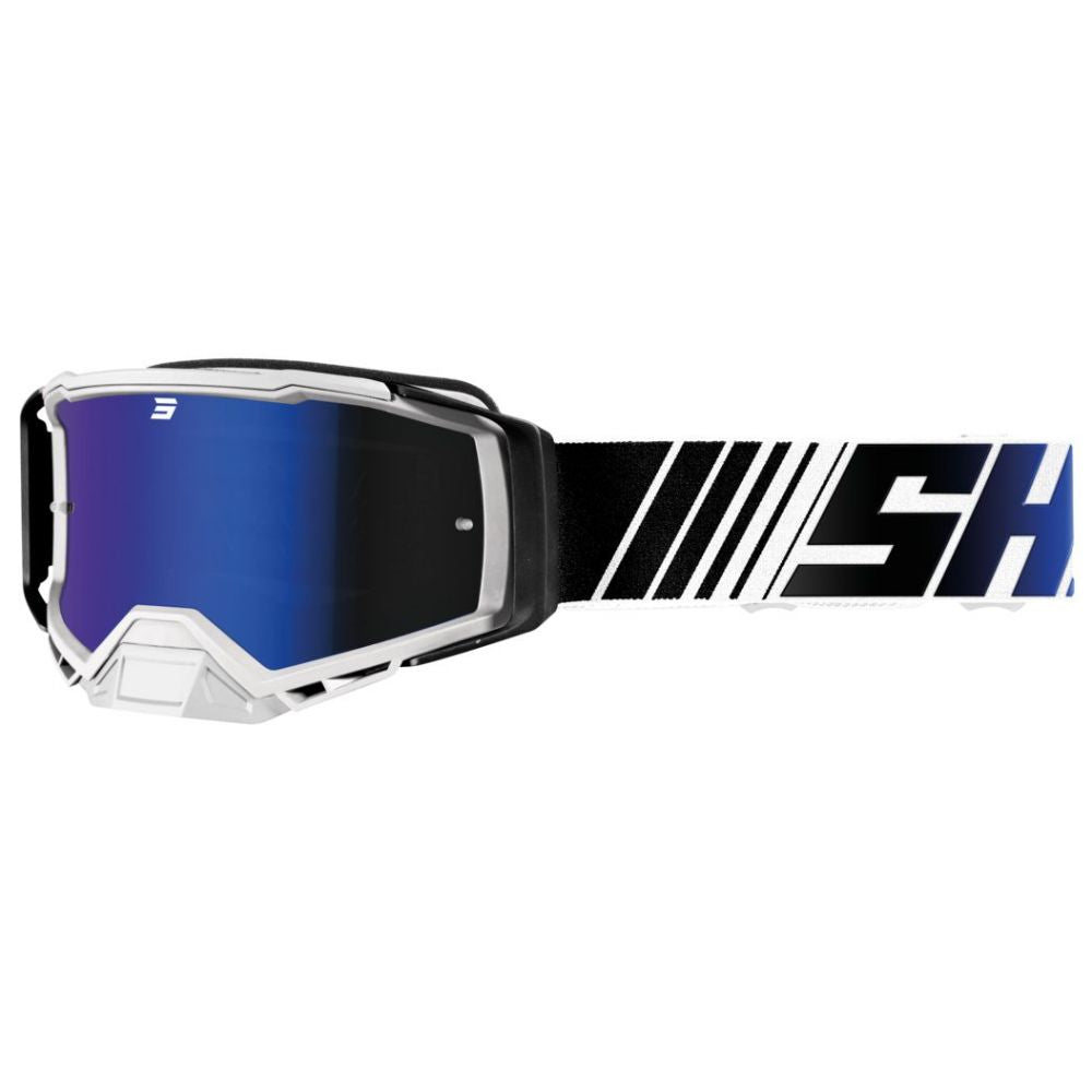 Shot Core Stripe Blue Glossy-maske