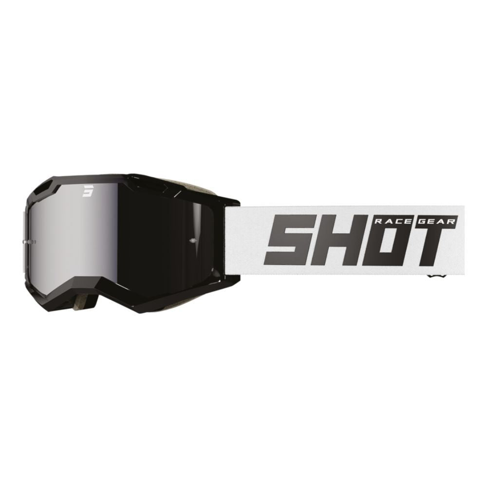 Maschera Shot Iris 2.0 Nero pieno lucido