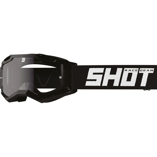 SHOT Rocket Kid 2.0 Solid Black Glossy goggles