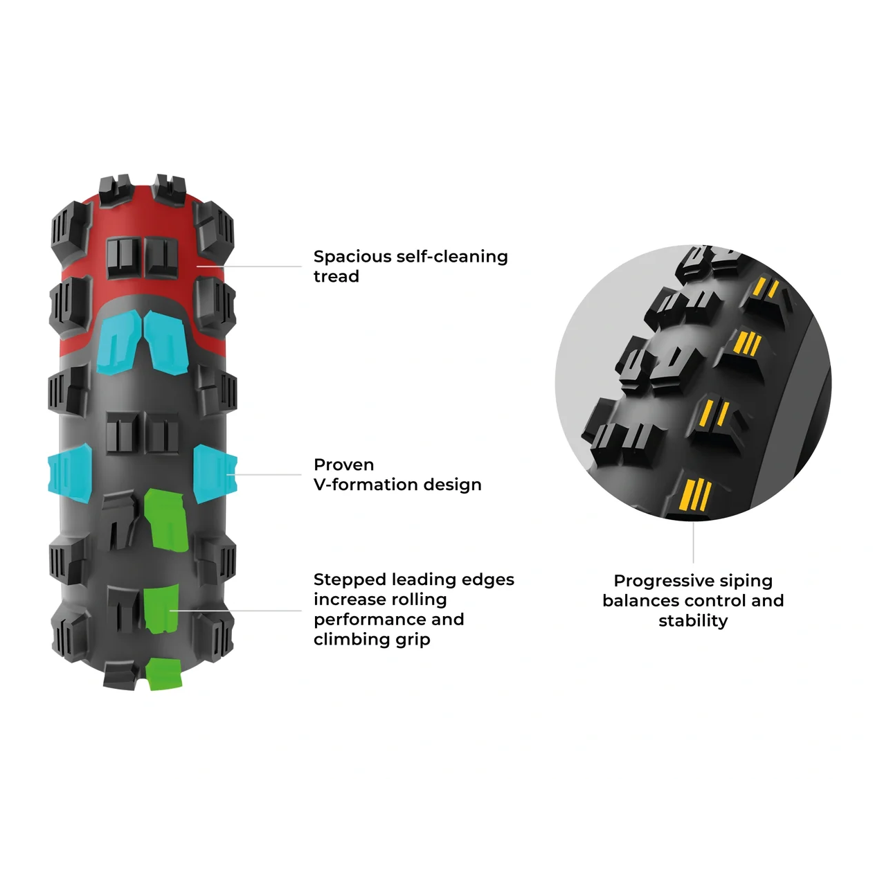 Dæk VITTORIA MAZZA TRAIL 29x2.60 4C Graphene 2.0 Tubeless Ready Souple Sort