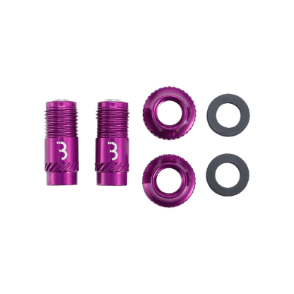 Embouts de Valves BBB CORE CAP Violet (x2)