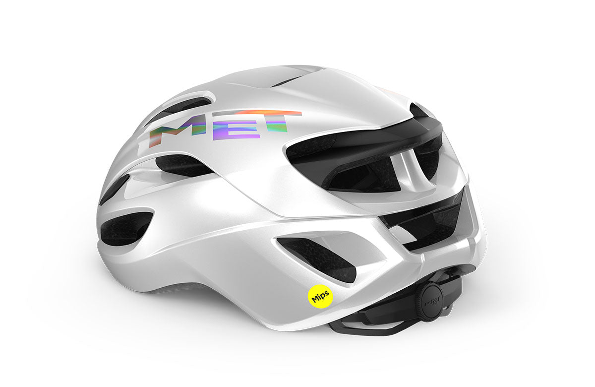 Casque Route MET RIVALE MIPS Blanc Glossy