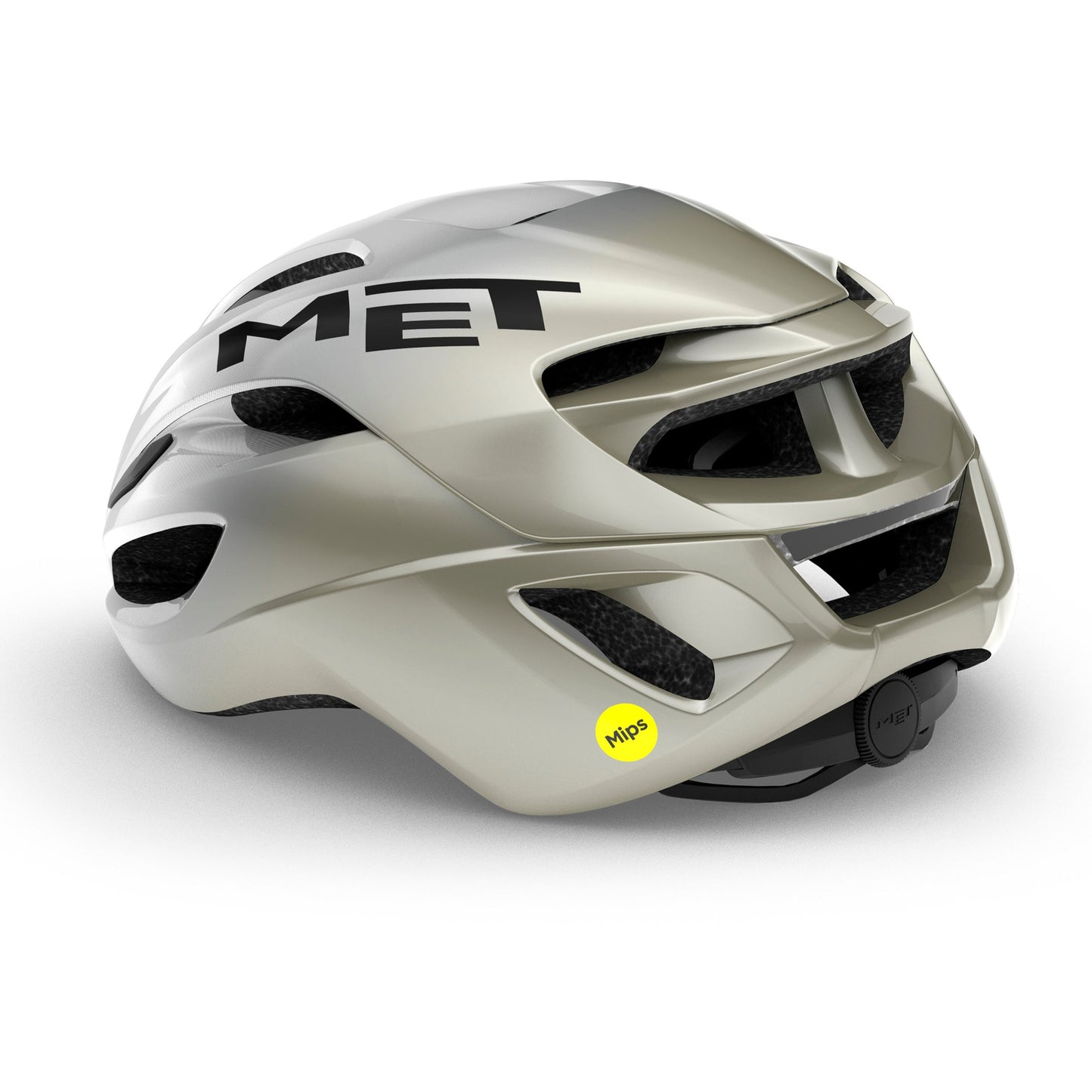 Casque Route MET RIVALE MIPS Gris Argent