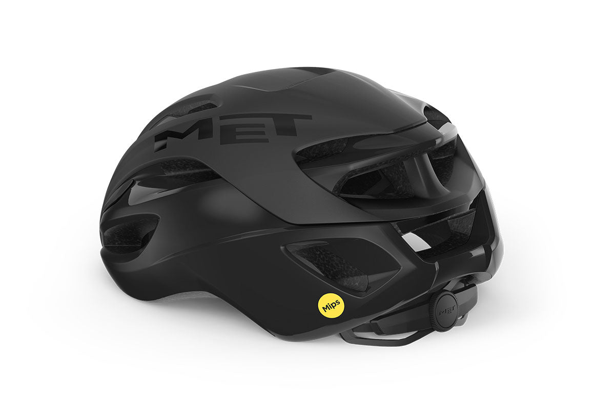 Casque Route MET RIVALE MIPS Noir Mat Glossy
